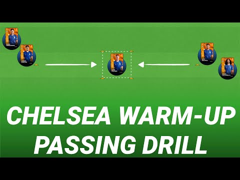 Chelsea Warm-Up Passing Drill | Football/Soccer