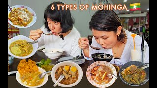 We Tried 6 Different Types of Mohinga in Yangon 🇲🇲 | Myanmar’s National Dish