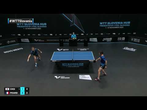 Choi Deokhwa vs Vincent Picard  | WTT Contender Novo Mesto 2021 | MS | Qual