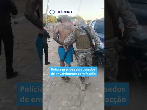 Presos acusados de envolvimento com facção #Piauí #polícia #facção #shorts