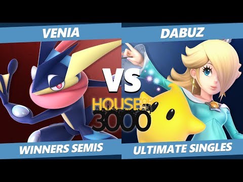 Smash Ultimate Tournament - Venia (Greninja) Vs. Dabuz (Rosalina) SSBU Xeno 195 Winners Semis