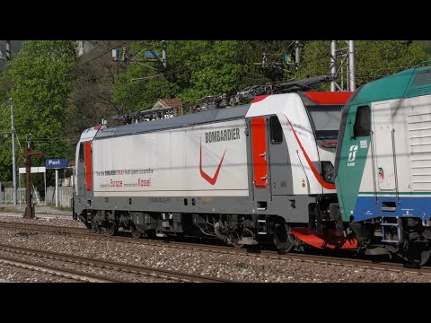2019-04-20 Sul Brennero non ci si annoia mai!! E 494 MIR, DB 193 "Das ist Grün", 188 005 Bombardier