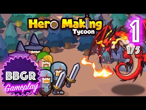 Hero Making Tycoon - Review 1/5, Game Play Walkthrough No Commentary 1 - YouTube