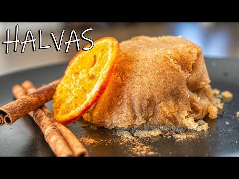 Learn how to make this traditional Greek dessert Halva