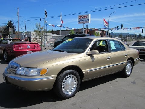 1998 LINCOLN CONTINENTAL SEDAN SOLD!!