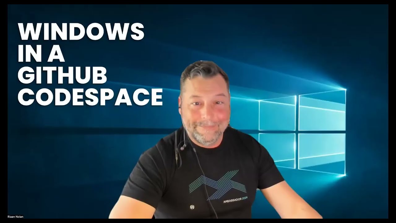 Windows in a Github Codespace Dev Container