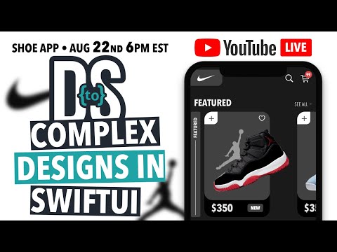 SwiftUI Complex Design: Shoe App