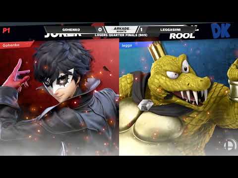 Arkade Nights #1 Losers Quarter Final - Gohenko (Joker) Vs. leggasiini (King K. Rool)