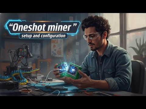 How to mine for bitcoin with oneshot miner easy setup NMMiner NerdMiner
