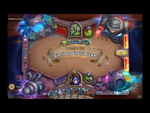 Solution Puzzle Lab Board Clear: Curious Crustacean - Flobbidinous (6/7), Hearthstone Boomsday