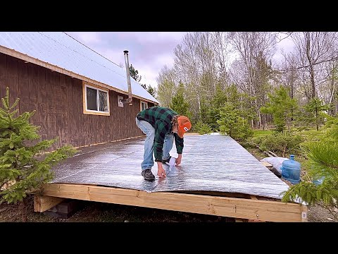 Simple Mortgage Free Cabin Addition: Wall Framing, Insulation, Subfloor