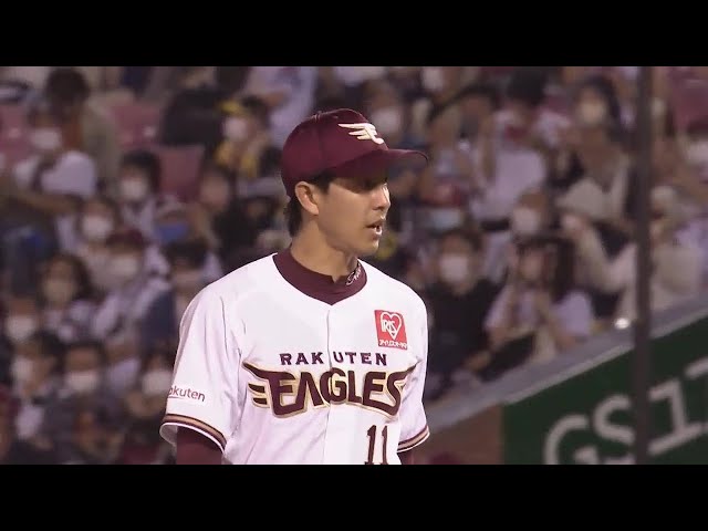 【7回表】ベテランの投球術!! イーグルス・岸孝之が7回無失点奪三振6の好投をみせる!! 2022年7月7日 東北楽天ゴールデンイーグルス 対 福岡ソフトバンクホークス