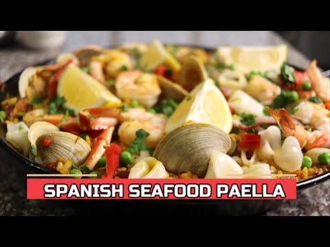 Super Easy Seafood Paella Recipe