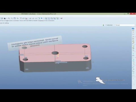 Pro Engineer Referans Atama ve Katı Model Ekleme
