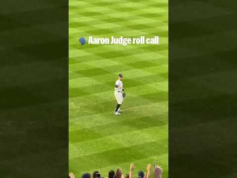 #Postseason roll call by the Bleacher Creatures for Aaron Judge! 👏