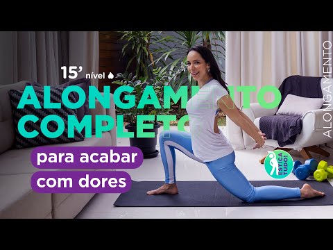 Alongamento aula de 15 minutos pro corpo todo - Carol Borba