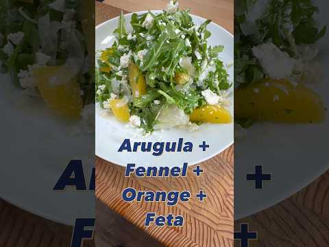 Arugula, Fennel & Orange Salad with Feta