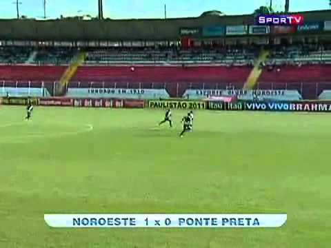 Noroeste 1 x 0 Ponte Preta - Gols - Campeonato Paulista 2011