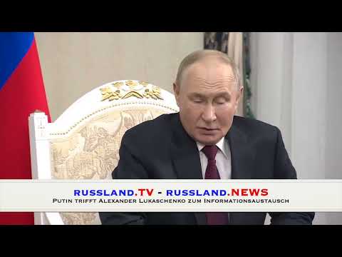 Putin trifft Alexander Lukaschenko zum Informationsaustausch