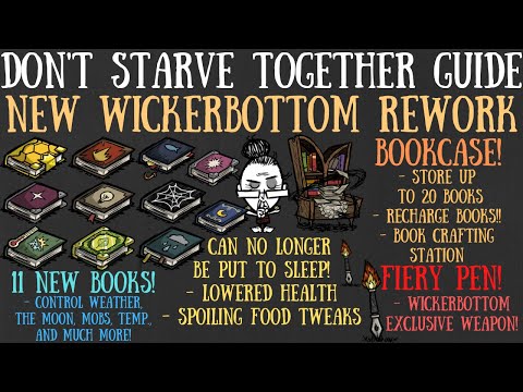 NEW Wickerbottom Rework Update - 11 NEW Books & More - Don't Starve Together Guide [BETA]