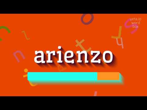 How to say "arienzo"! (High Quality Voices)