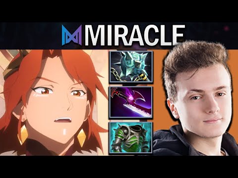 Lina Dota 2 Gameplay Nigma.Miracle with 21 Kills and Cuirass - Silveredge #dota2 #dota2gameplay