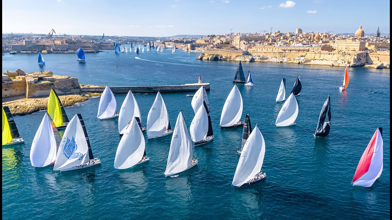 2022 | Rolex Middle Sea Race Start from Valletta
