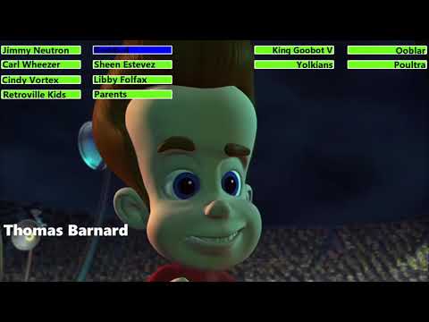 Jimmy Neutron: Boy Genius (2001) Final Battle with healthbars