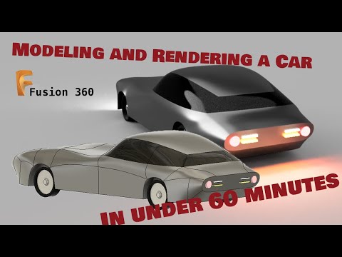 Car in Fusion 360 speedmodel