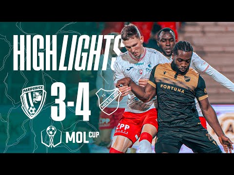 HIGHLIGHTS | FK Pardubice 3:4 FC Baník Ostrava | MOL Cup