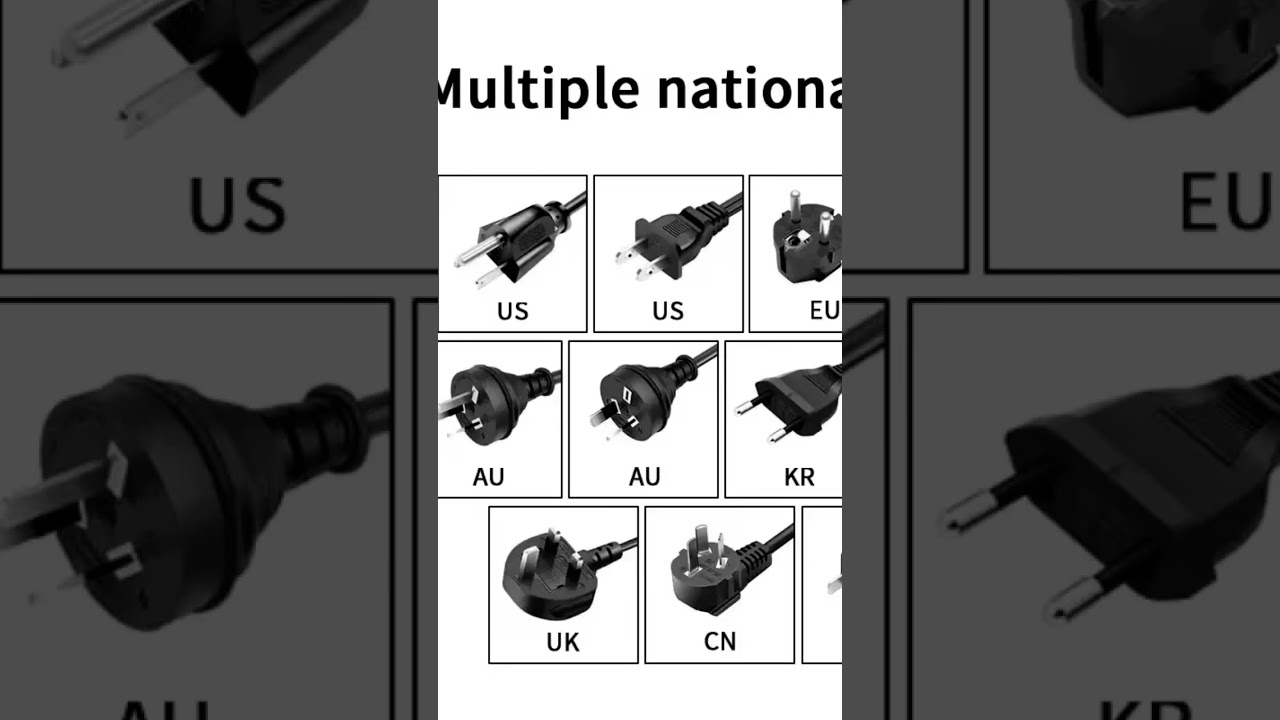 High quality 2 pin ac EU power plug cable power cord for computer🔥