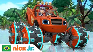 Download lagu Blaze e os Monster Machines | Pneus Especiais do Blaze | Nick Jr. em Português mp3