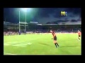 Dan Carter unbelievable boomerang kick for crusaders in super 14