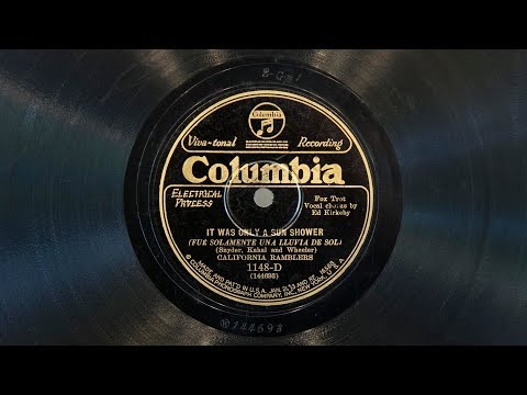 It Was Only a Sun Shower • California Ramblers (EMG Mark IX Gramophone)