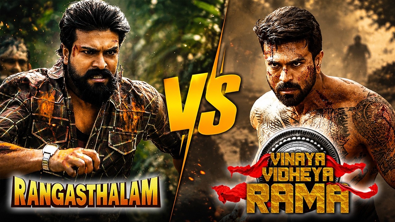 Vinaya Vidheya Rama Vs Rangasthalam Ram Charan’s Best Action Scene 🔥 Hindi Dubbed