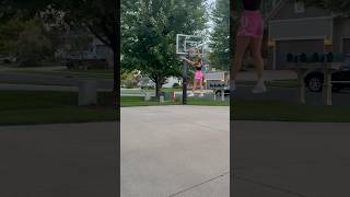 5’9 Girl Punches A 9’ One Hander Dunk!
