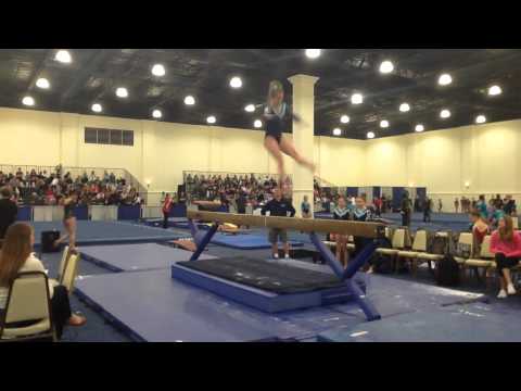 Hannah Moncur San Diego Classic 2015 Beam Routine Level 9