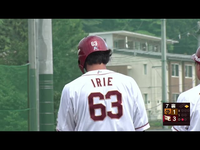 【ファーム】イーグルス・入江大樹 ライトへの2点タイムリーヒットで勝ち越しに成功!! 2025年7月6日 東北楽天ゴールデンイーグルス 対 読売ジャイアンツ