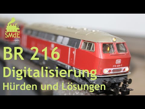 märklin BR 216 - 3075 digitalisieren - eine unerwartete Challenge