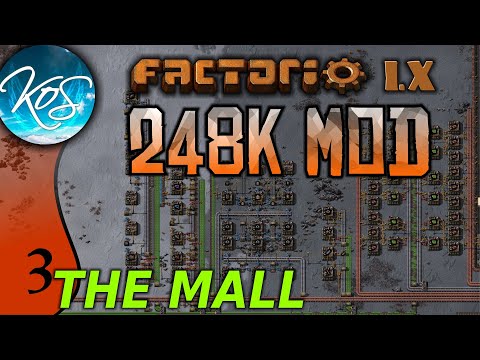 Factorio 248k Mod 03 - THE MALL & POWER EXPANSION - Tips & Tricks