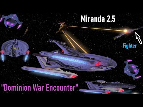 Miranda 2.5 Dominion War Engagement - Star Trek Ship Battles - Bridge Commander