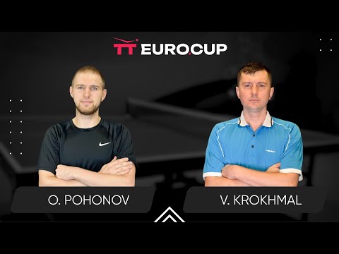 08:15 Oleksandr Pohonov - Vitalii Krokhmal  30.06.2025 TT Euro.Cup Ukraine Master. TABLE 3