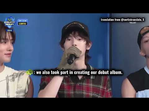 CORTIS MCOUNTDOWN DEBUT INTERVIEW with ZEROBASEONE's Haobin Eng Sub  
