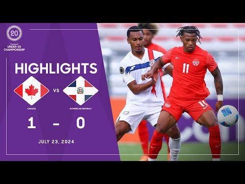 U20Championship 2024 | Canada vs Dominican Republica | Group B