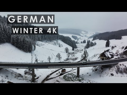 German Winter Wonderland - The Black Forest in Cinematic 4K - DJI Mavic 3