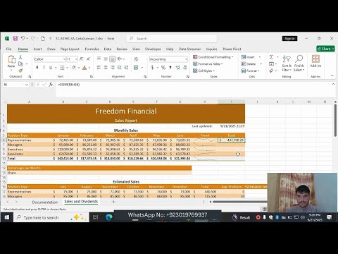 Sam Project A Excel Module 03 Working With Large Worksheets Charting and What-if Analysis