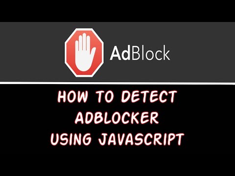 How to detect AdBlocker using JavaScript ?