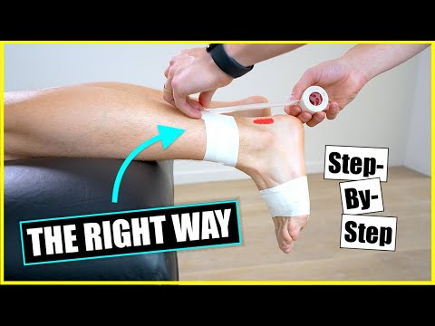 Achilles tendon taping | How to skills video
