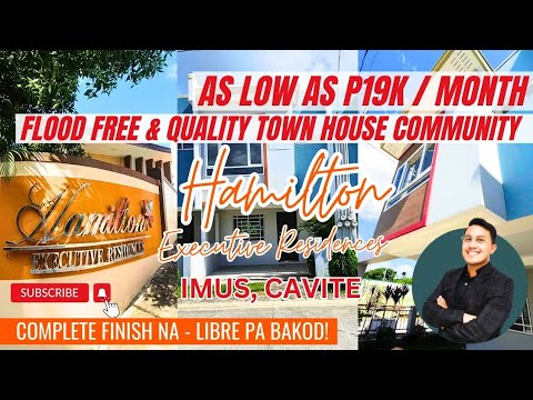 Great Quality townhouse in Imus Cavite - Hamilton Executive Residences - Flood free community!