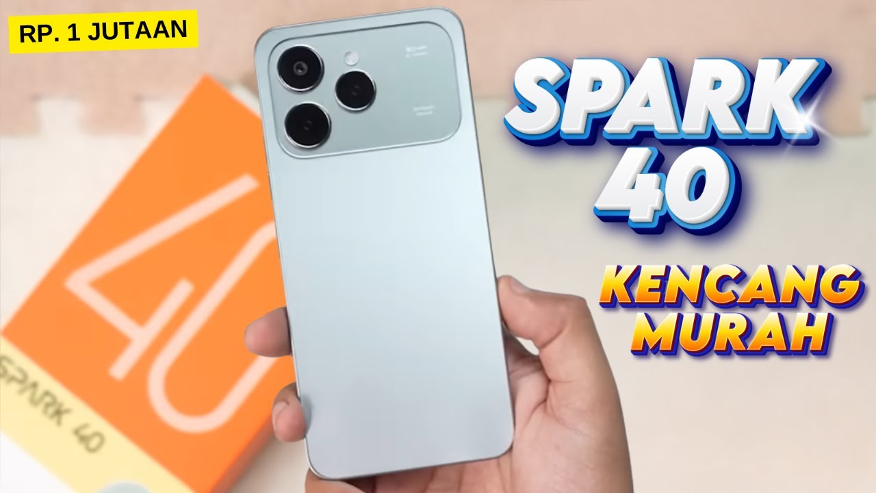 DESAINNYA OMAYGAT‼️TECNO SPARK 40 RESMI | TERNYATA BEGINI SPEKNYA
